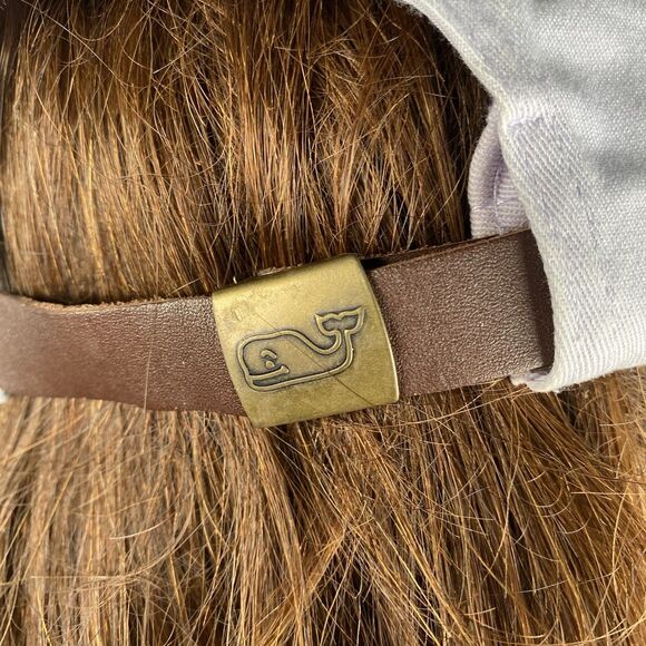 Vineyard Vines Baseball Hat Cap Liliac Strapback Whale Logo Adjustable Adult - Picture 6 of 7